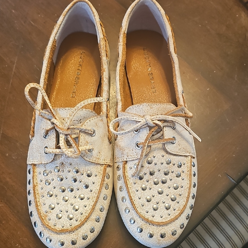 Lucky Brand Leather Shoes. NWT. Sz 7.5.